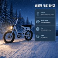 Vélo de montagne électrique pour adultes en alliage d'aluminium durable, batterie au lithium amovible 48V, pneus larges de 20 pouces, vélo tout-terrain