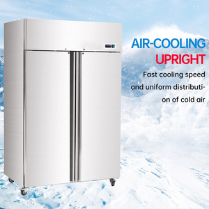 High Quality Equipment Commercial Fridge Two Doors Kitchen Upright Refrigerator - Product Image 3