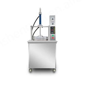 Machine à faire des crêpes, des chapatis, des rotis et des tortillas multifonctionnelle en acier inoxydable avec moteur 220V et presse à pâte pneumatique - Product Image 1