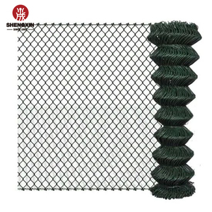 Recinto della rete metallica del collegamento a catena di sicurezza usato galvanizzato immerso caldo della posta quadrata di alta qualità all'ingrosso sostenibile da vendere la fabbrica - Product Image 1