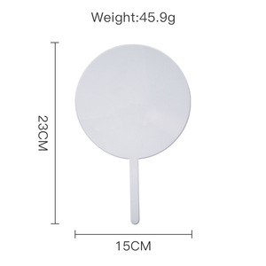 Décoration de gâteau en acrylique en forme de cœur, cercle, hexagone, vierge et non lignée, pour fête d'anniversaire, thème miel et douceur - Product Image 4