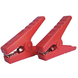 Pince crocodile 100A isolée en cuivre robuste pour batterie de <span class=keywords><strong>voiture</strong></span>, chargeur de démarrage d'urgence et test électrique - Product Image 6