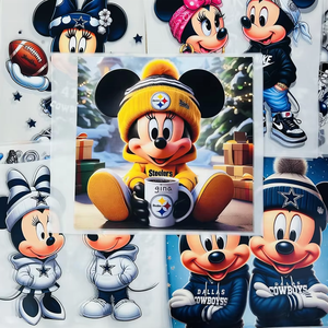 Chất Lượng Cao Sẵn Sàng Để Báo Chí Dtf Truyền Nhiệt Dtg <span class=keywords><strong>D</strong></span>án Cho Tùy Chỉnh T-Shirts Hàng May Mặc Túi Xách Và Vải-Tất Cả Các Nfl Thiết Kế - Product Image 2