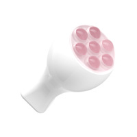 Trustloops Rouleau de massage facial et cervical personnalisé en forme de rose, Gua Sha en ABS, manuel, vente en gros, marque privée, OEM, ODM