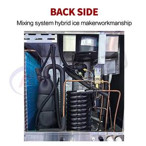 Máquina de Hielo Híbrida Comercial para Negocios, con Doble Enfriamiento por Aire y Agua, para Hacer Cubos de Hielo - Product Image 5