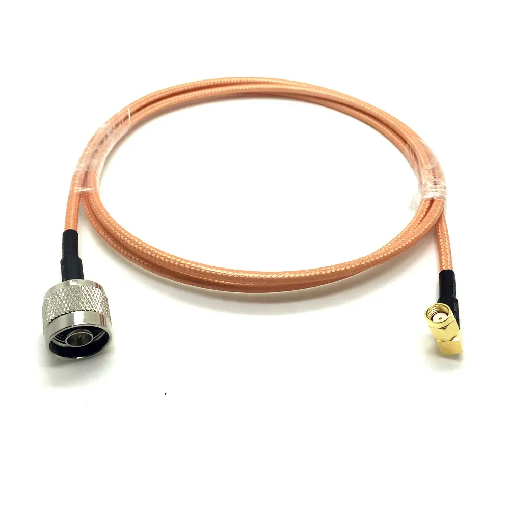50ohm N Тип к SMA разъем LMR 400 с низкими потерями коаксиальный кабель латунный цинковый сплав RF разъем аудио и видео, rf 3,5 гнездовой сборки