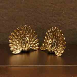 Figura de Pavo Real Hecha a Mano en Metal, Perfecta para Decoración de Bodas, Colección de Arte o Regalo Personalizado - Product Image 4