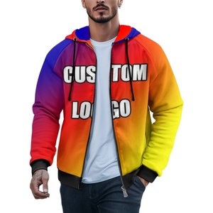 Haii modello speciale Cardigan uomo <span class=keywords><strong>con</strong></span> cappuccio stampa prezzo di fabbrica su richiesta felpa autunnale alla moda giacca cappotto resistente per uomo - Product Image 5