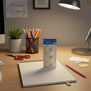 Nastro adesivo Mnj Celos, larghezza 1 cm, confezione da 3 pezzi, per uso generale - Product Image 2