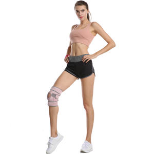 Aolikes-rodillera transpirable con estabilizadores laterales, soporte <span class=keywords><strong>de</strong></span> silicona para <span class=keywords><strong>menisco</strong></span>, ajustable - Product Image 3