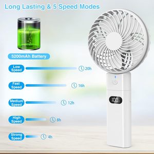 พัดลมมือถือขนาดเล็กแบบพกพามาใหม่พร้อมพาวเวอร์แบงค์ขายดีพัดลม USB ระบายความร้อนแบบชาร์จไฟได้พัดลมมือถือขนาดเล็ก powerbank - Product Image 5