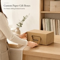 Boîte à chaussures pliable personnalisée en gros avec poignée, en carton ondulé imprimé, doublée d'éponge et gaufrée, pour l'expédition