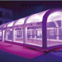 Dôme transparent pour le glamping, maison dôme gonflable pour les projets hôteliers et de complexes de villégiature