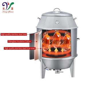 Equipo de horno de pato asado chino de gas de acero inoxidable comercial de base engrosada de alta calidad para comercio de exportación - Product Image 3