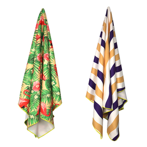 Tricol-Toalla de playa suave y absorbente para la piel, toallas de playa Extra grandes a prueba de arena, estampadas, de viaje - Product Image 6