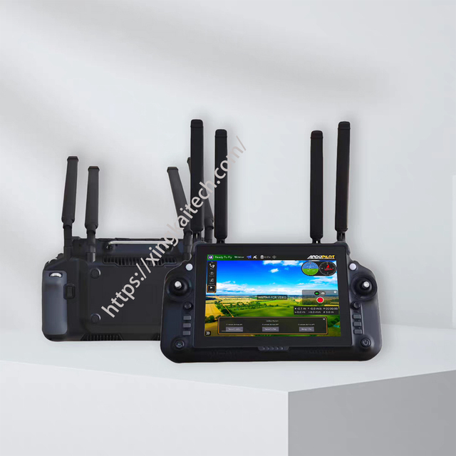 Wireless Communication Handheld Remote Control Ground Control Station 8.4-inch Display Screen Suitable for Fixed Wing Drones