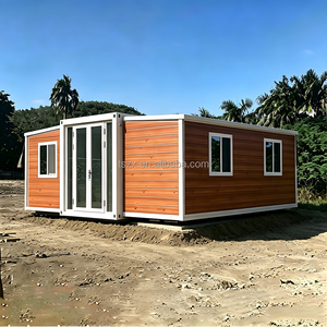 บ้านคอนเทนเนอร์สำเร็จรูป2ห้องนอนแบบพกพาขยายได้บ้านคอนเทนเนอร์20FT ออสเตรเลียซัพพลายเออร์ทอง - Product Image 1