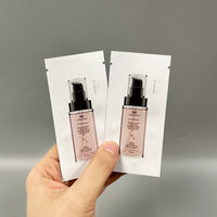 Pochette d'échantillons cosmétiques mini en Mylar, sachet pour lotion, sérum, crème, sachet de thé, petit sachet thermoscellable, sachet d'échantillons cosmétiques