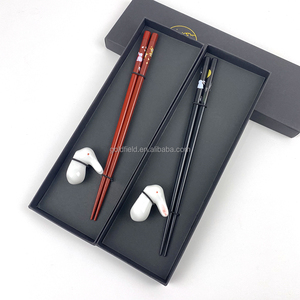 <strong>Custom</strong> Printed Set of Sushi Bamboo <strong>Chopsticks</strong> Personalized <strong>Chopsticks</strong> with <strong>Logo</strong> for Business Gifts - Product Image 1