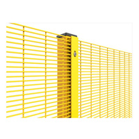 Panneau de clôture de sécurité anti-escalade 358, 76,2x12,7 mm, galvanisé, qualité prisonnière