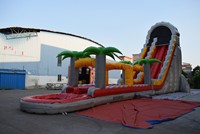 Jeux d'eau gonflables personnalisés pour l'extérieur, toboggan aquatique géant gonflable pour enfants, toboggan aquatique commercial gonflable pour adultes