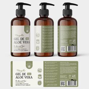 Etiquetas de Botellas de Aceite para el Crecimiento del Cabello Luxe Beauty, Etiquetas Rectangulares Impermeables Personalizadas Autoadhesivas para Envases de Cosméticos - Product Image 6
