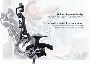 Meubles de maison commerciaux Chaise de bureau de jeu réglable confortable Caractéristiques ergonomiques Repose-pieds en matériau maillé durable - Product Image 5