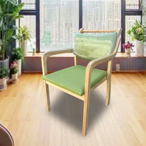 Solid Wood <b>Chair</b> With Comfort Sponge <b>Padding</b> For Senior Citizens Dining Room Use Modern Design ZY-06 - Product Image 2