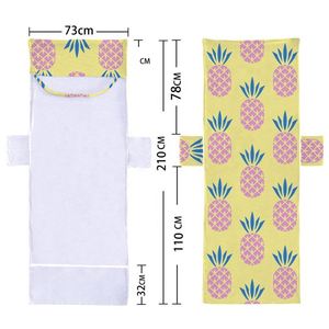 Housse de chaise longue de piscine en microfibre éponge avec poches, personnalisable avec logo, pour l'extérieur. - Product Image 4