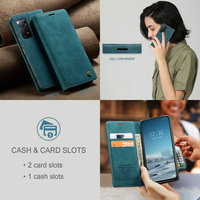 CaseMe étui portefeuille en cuir PU de luxe multifonctionnel pour Xiaomi 12 Pro accessoire de téléphone compatible avec Xiaomi Mi 8 9 10 11 12
