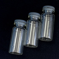 Flacons en verre ronds sur mesure avec impression sérigraphique et joints de couvercle pour applications de stockage de liquides industriels
