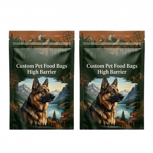 Sacs à friandises pour animaux de compagnie en Mylar de qualité alimentaire, étanches à l'humidité et aux odeurs, taille personnalisée, emballage en vrac pour chiots/chats, prix compétitifs - Product Image 1