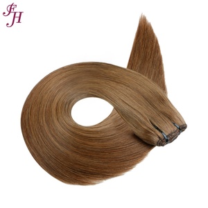 Extensiones de Cabello Humano con Clip FH One Piece, Coloridas # Extensiones de Cabello con Clip de 8 y 24 Pulgadas, Cabello Natural con Cutícula Alineada - Product Image 3