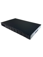 PDU intelligent personnalisé IP 230V 10A avec double interrupteur d'alimentation, télécommande, protection contre les surcharges, les surtensions et la foudre, OEM disponible, 8 prises