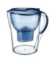 La cruche de charbon actif de vente chaude enlève efficacement les produits chimiques cruche d'eau de filtre de 3.5 litres