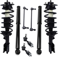 Kit de 8 amortisseurs/ressorts Detroit Axle pour Chevrolet Equinox/Pontiac Torrent 2005-2006 (OE 172210 172209) - 2 ressorts, 2 amortisseurs