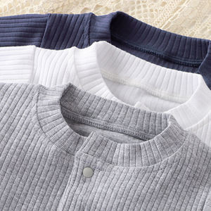 Nouveau Pull en Coton Bambou pour Nouveau-Né Vêtements en Tricot à Manches Longues pour Tout-Petit Barboteuse Tricotée Vêtements pour Bébé Garçon - Product Image 6