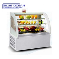 BLUE OCEAN Kommerzieller Energieeffizienter Luftgekühlter Theken-Kaffeetisch Kuchenkühler Kühlgerät Digital
