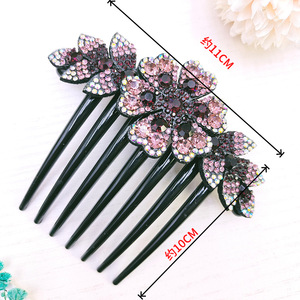 <span class=keywords><strong>Barrette</strong></span> à <span class=keywords><strong>cheveux</strong></span> de luxe en forme de fleur, avec strass et cristaux, <span class=keywords><strong>peigne</strong></span> à <span class=keywords><strong>cheveux</strong></span> de mariage pour mariée - Product Image 4
