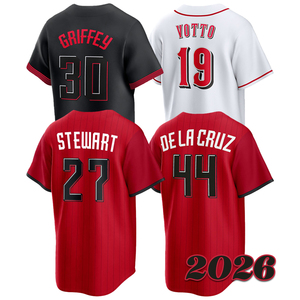 เสื้อเบสบอลผู้ชาย 2026 ซาล สจ๊วต แบบเย็บ 30 #   กริฟฟีย์ เอลลี เดอ ลา ครูซ โจวี วอตโต้ไซส์ S-3XL จัดส่งรวดเร็ว - Product Image 1
