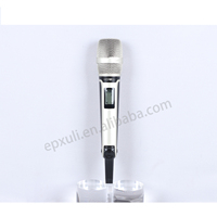 Microphone sans fil UHF SKM9000 CRE Compact True Diversity 2 canaux, portable en plastique/métal pour église, discours et conférences