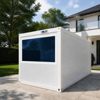 Maison préfabriquée pliable chinoise et maison conteneur modulaire pliable temporaire de 20 pieds et 40 pieds