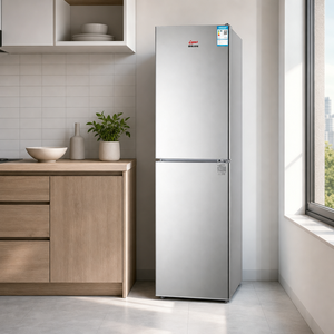 Frigorifero Mini <span class=keywords><strong>Gome</strong></span> OME 198L in Acciaio Inox, No Frost, Congelatore Indipendente, a Risparmio Energetico, Design Compatto per Dormitorio - Product Image 3