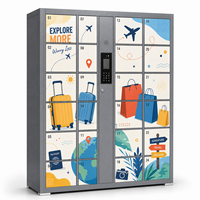 Casier de rangement intelligent électronique en libre-service avec code PIN sécurisé pour centres commerciaux, gymnases et aéroports