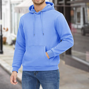 2025 hombres deporte con capucha suéter de color sólido y sudaderas de talla grande diseño OEM más vendidos hombres Sudadera con capucha para la venta - Product Image 6