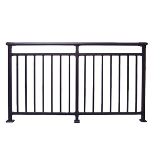 ราวระเบียงอลูมิเนียมอัลลอยด์สำหรับโรงแรมทันสมัย พร้อมราวกระจกและเคลือบสีฝุ่น สำหรับการออกแบบระเบียงกลางแจ้ง ดาดฟ้า และบันได - Product Image 1