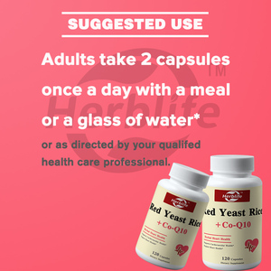 OEM nóng bán-tùy chỉnh-red <span class=keywords><strong>Yeast</strong></span> Rice & Co-Q10 - 120 Veggie Caps - <span class=keywords><strong>60</strong></span> phần ăn-Thảo dược tim sức Khỏe chế độ ăn uống bổ sung - Product Image 3