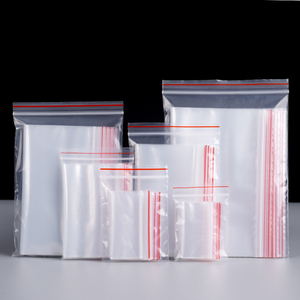 Tùy chỉnh Reclosable Zip khóa PE rõ ràng <span class=keywords><strong>Ziplock</strong></span> túi nhựa HDPE lưu trữ <span class=keywords><strong>Ziplock</strong></span> Túi - Product Image 1