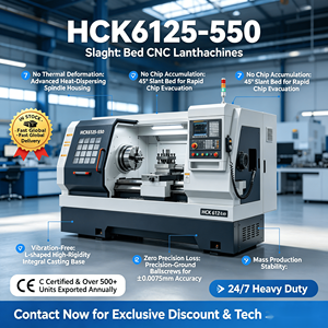 Centre d'usinage CNC HCK6125-550, tour horizontal pour une fabrication métallique à haute efficacité - Product Image 1