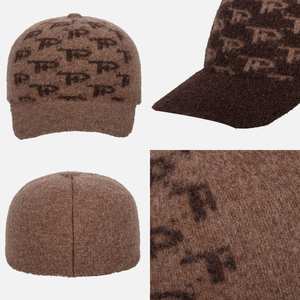 Casquette de baseball en laine brodée personnalisée Automne-Hiver 2025 – Tendance, style affirmé, tricotée, avec logo jacquard pour l'extérieur - Product Image 2